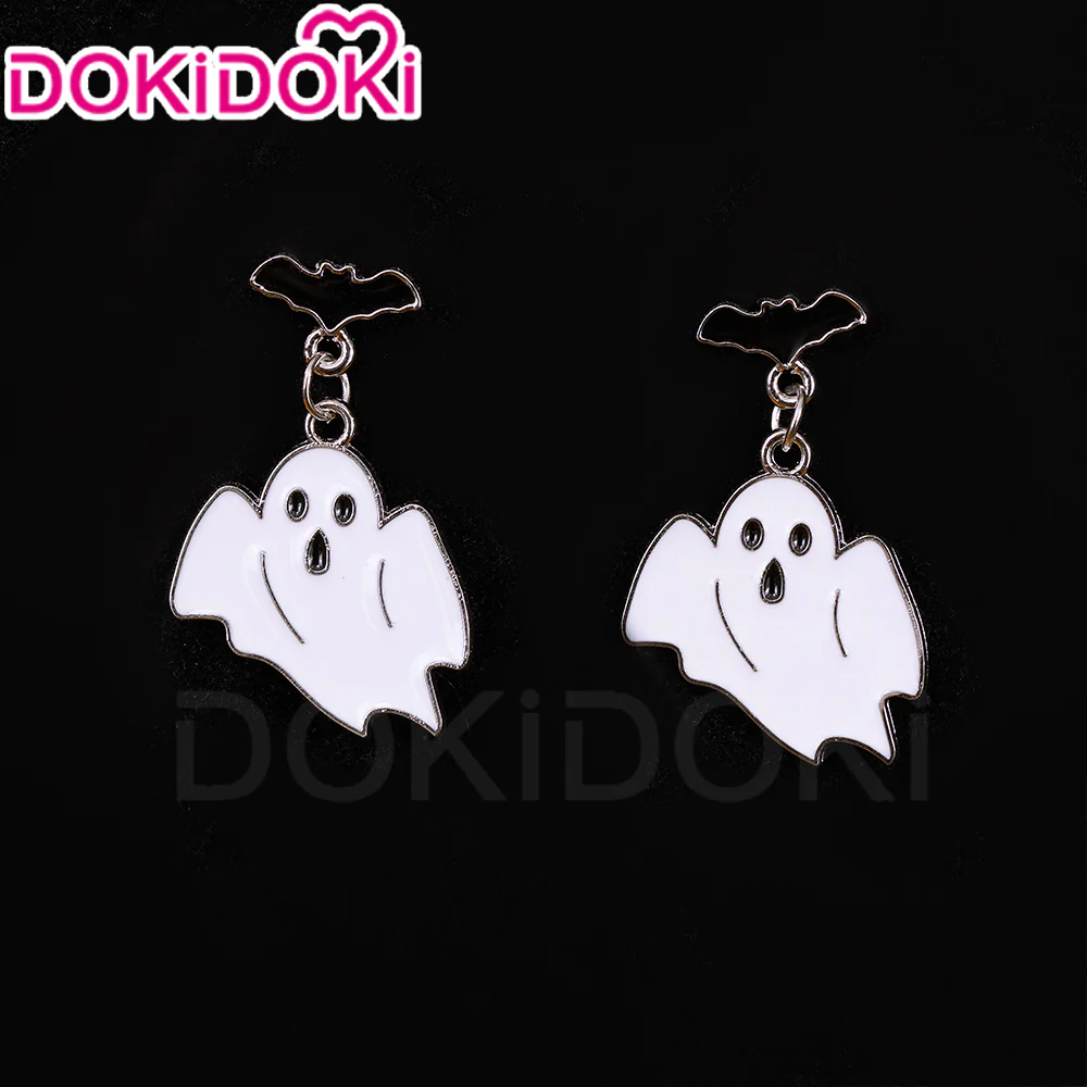 【Partial Ready For Ship】【In Stock】DokiDoki Halloween Spider / Skull / Ghost / Witch Hat / Bat / Cross / Cat Earrings - Image 2