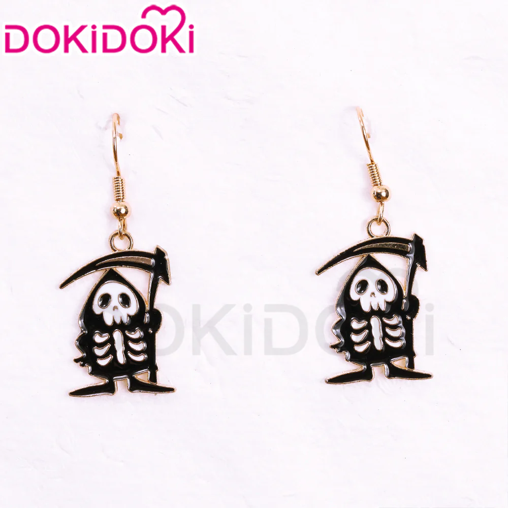 【Partial Ready For Ship】【In Stock】DokiDoki Halloween Spider / Skull / Ghost / Witch Hat / Bat / Cross / Cat Earrings - Image 9