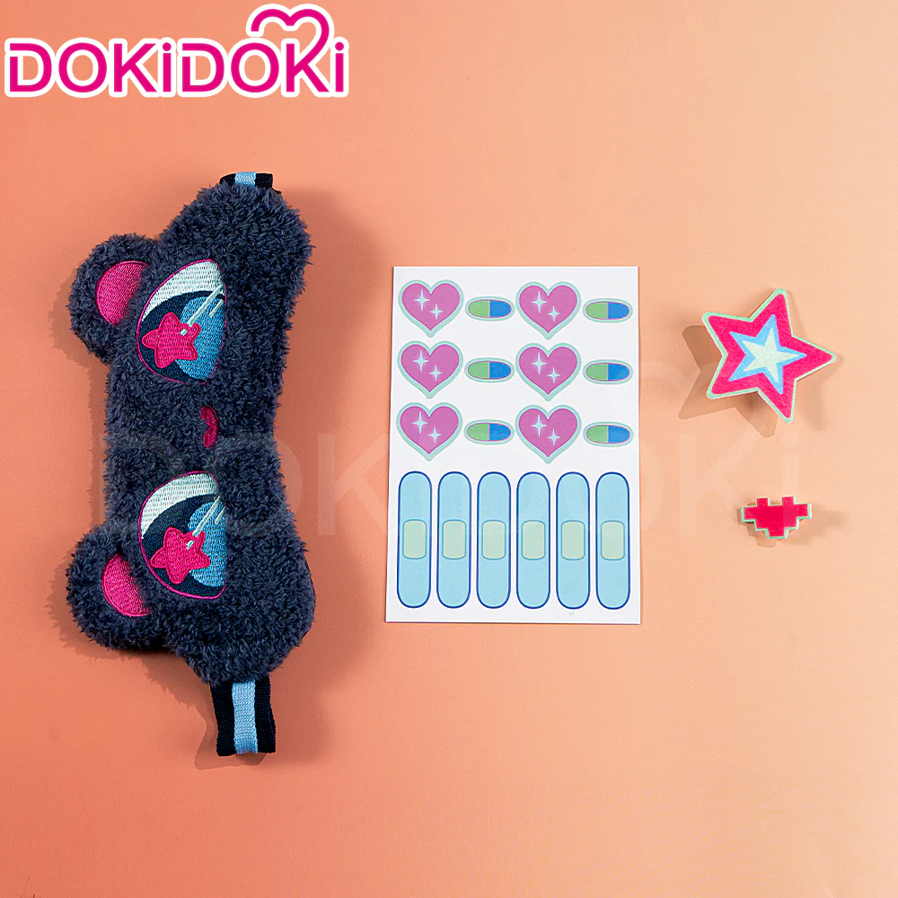 【In Stock】DokiDoki Music Video Cosplay Prop Eye Mask / Sticker / Headwear