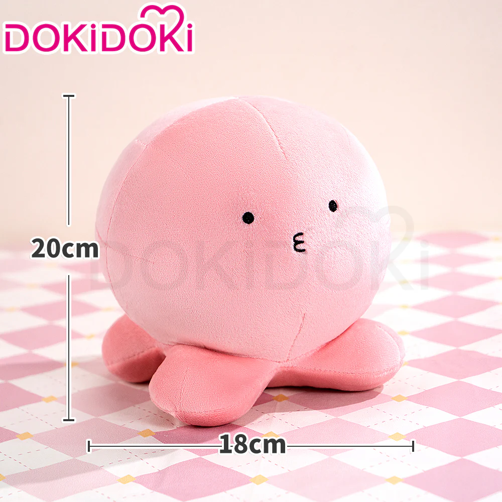 【In Stock】DokiDoki Anime Takopi's Original Sin Cosplay Doll Octopus Pink Plushie - Image 2
