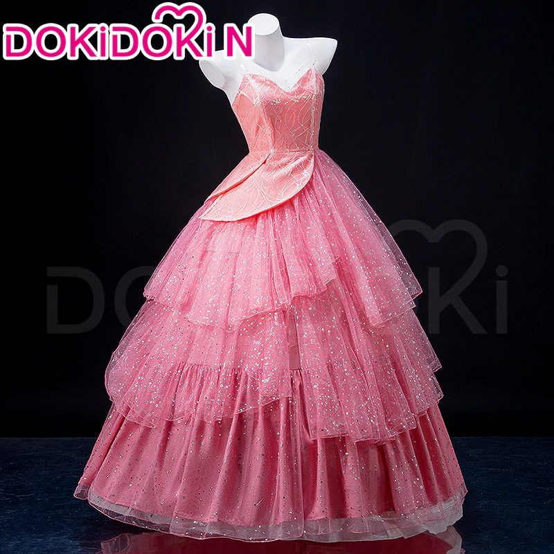 【In Stock】【Size XS-3XL】DokiDoki-N Movie Cosplay Costume Pink Bubble Dress