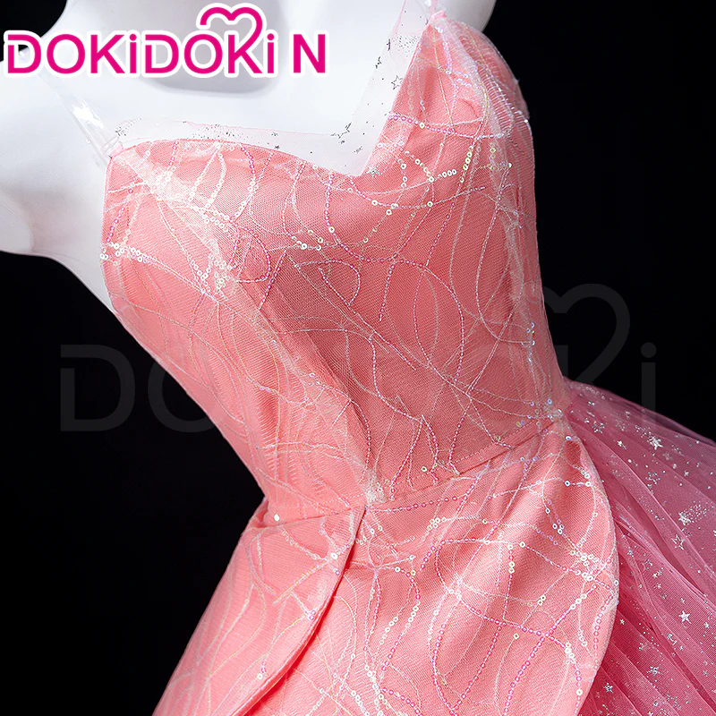 【In Stock】【Size XS-3XL】DokiDoki-N Movie Cosplay Costume Pink Bubble Dress - Image 4