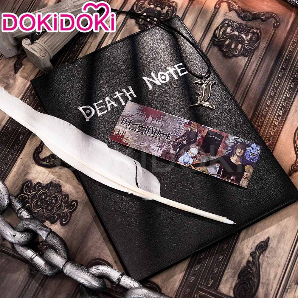 【IN STOCK】DokiDoki Manga Necklace Notebook Prop Black