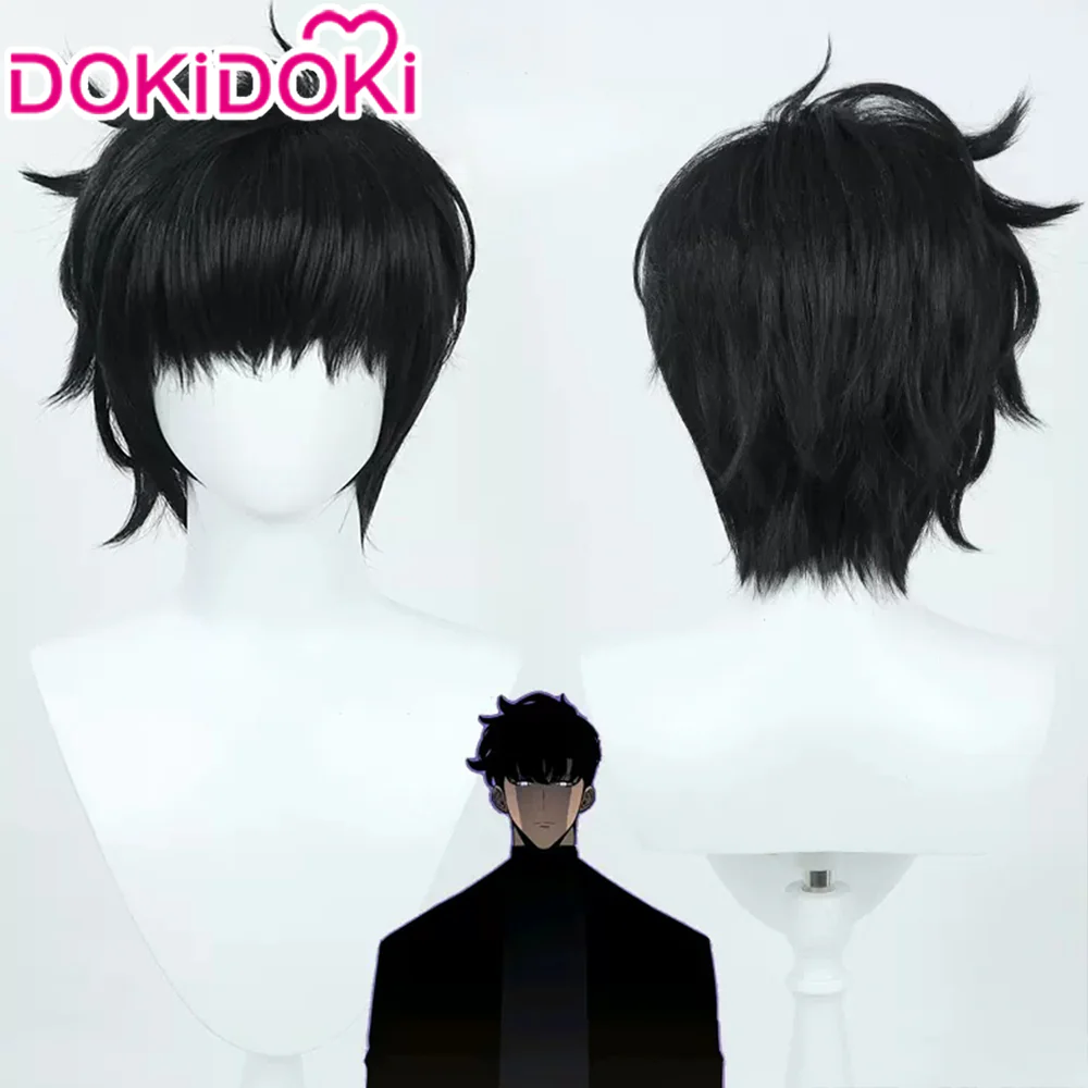 【In Stock】DokiDoki Novel Manga Cosplay Wig Black Short