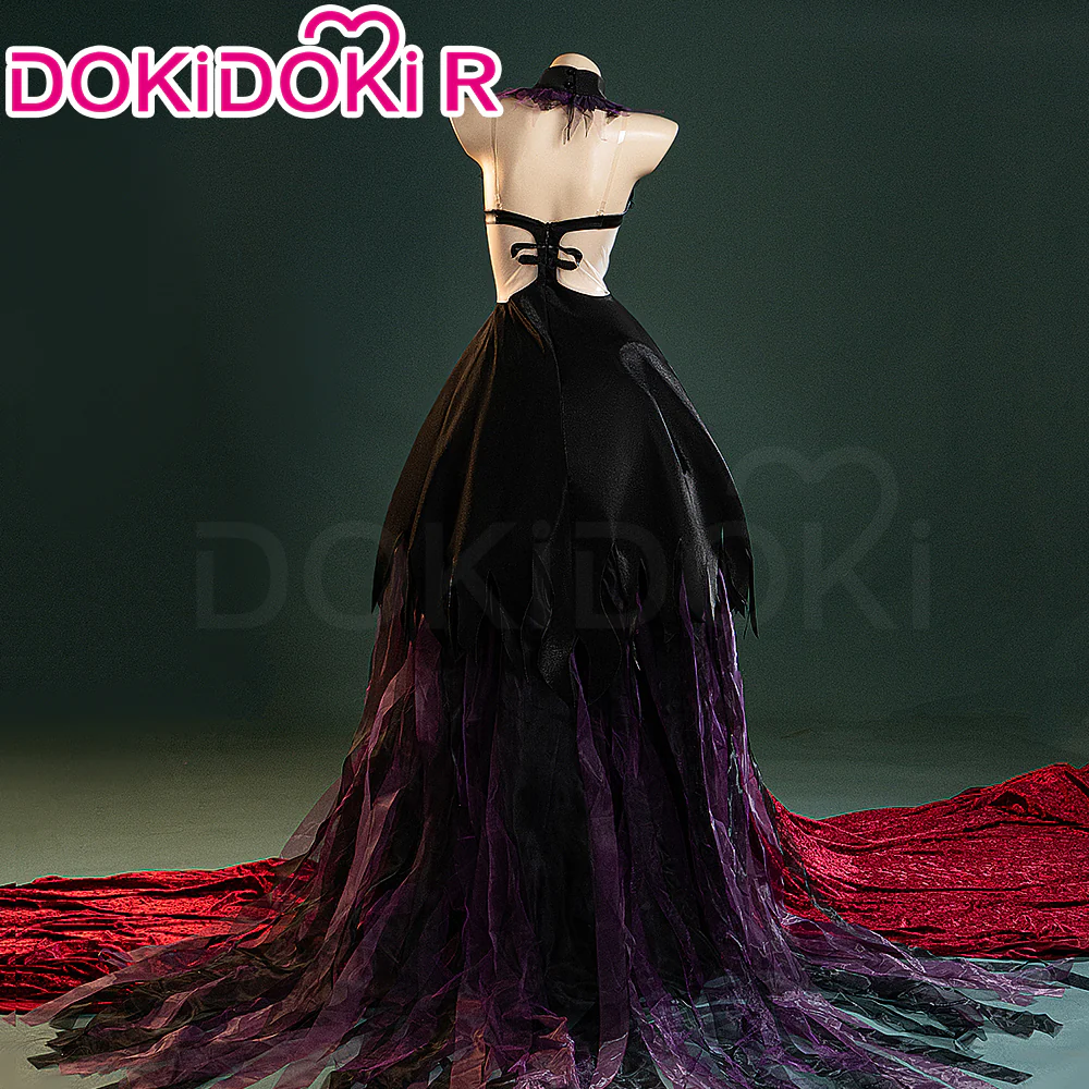 【In Stock】【Size S-2XL】DokiDoki-R Anime Cosplay Costume Demon Black Purple Dress - Image 2
