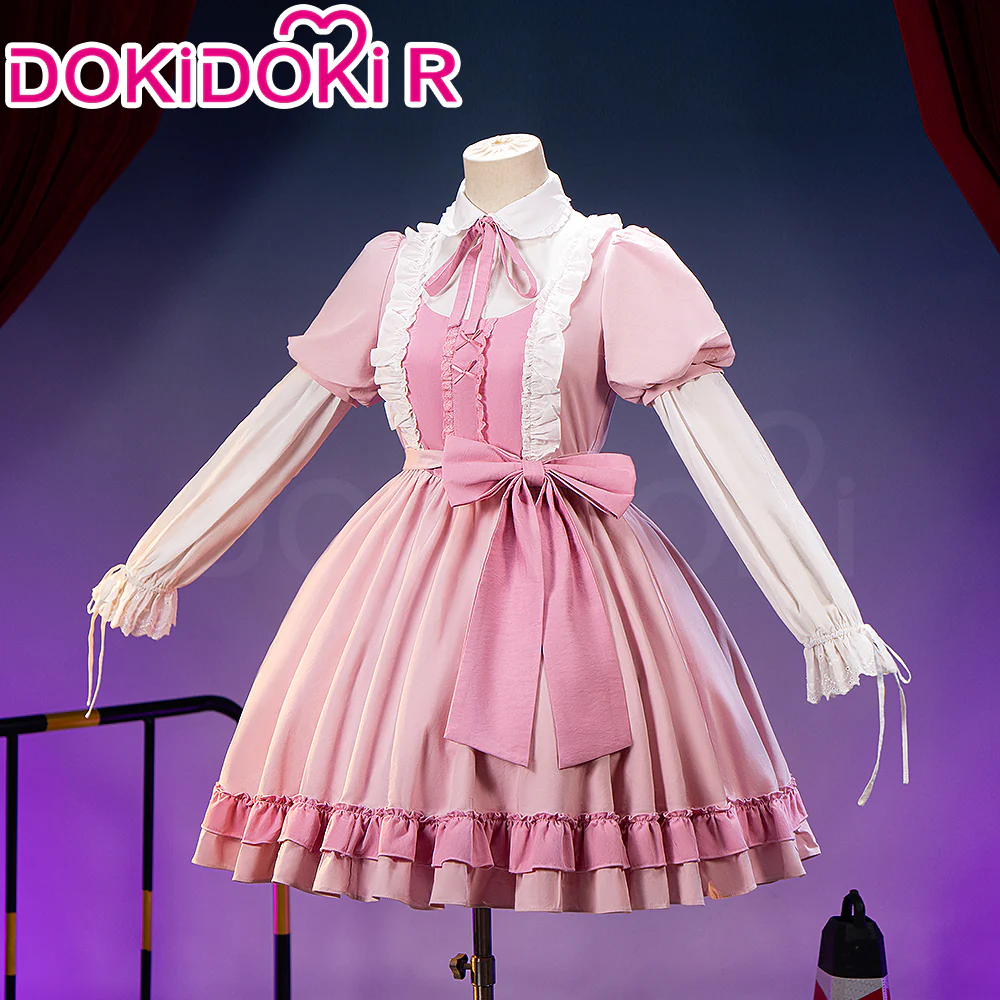 【Partially Ready For Ship】DokiDoki-R Anime Cosplay Costume Pink Date Dress - Image 2