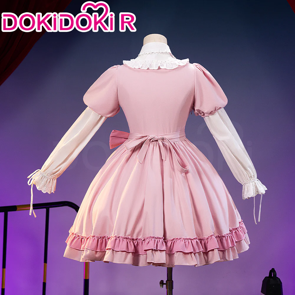 【Partially Ready For Ship】DokiDoki-R Anime Cosplay Costume Pink Date Dress - Image 3