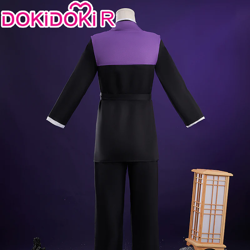 【Size S-2XL】DokiDoki-R Anime Cosplay Costume Purple Black Uniform - Image 2