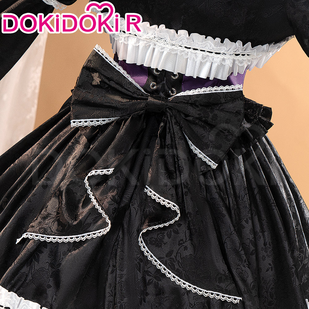 【In Stock】【Size S-2XL】【In Stock】DokiDoki-R Anime Cosplay Costume Women Black Dress - Image 4