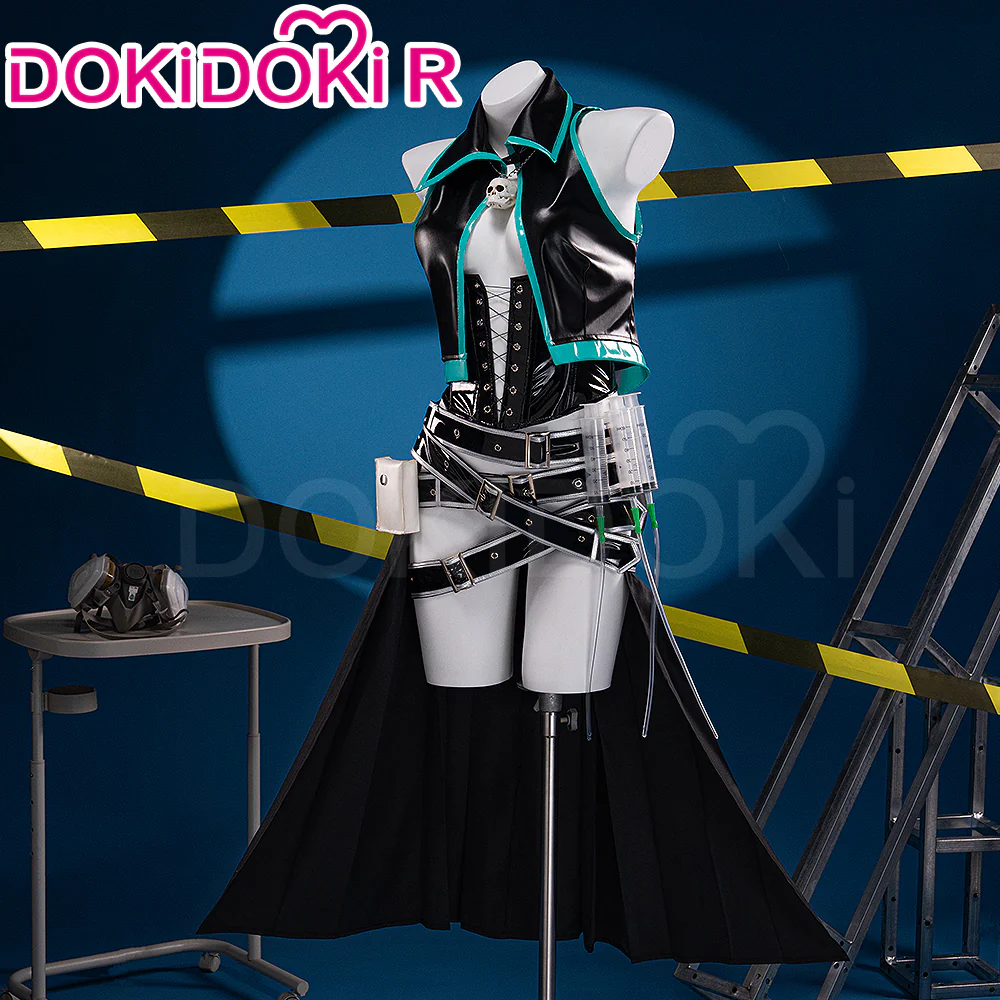 DokiDoki-R Cosplay Costume Black Tights Halloween - Image 2