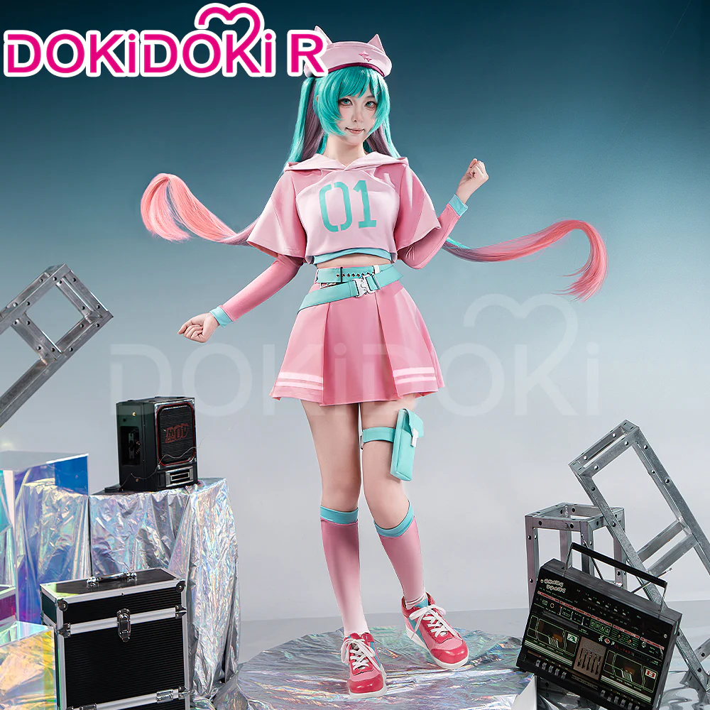 【Partially Ready For Ship】【Size XS-2XL】DokiDoki-R Cosplay Costume Pink Dress