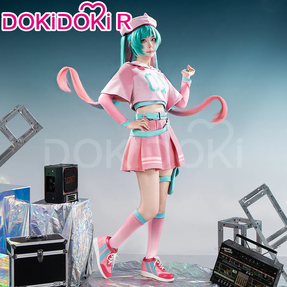 【Partially Ready For Ship】【Size XS-2XL】DokiDoki-R Cosplay Costume Pink Dress - Image 2