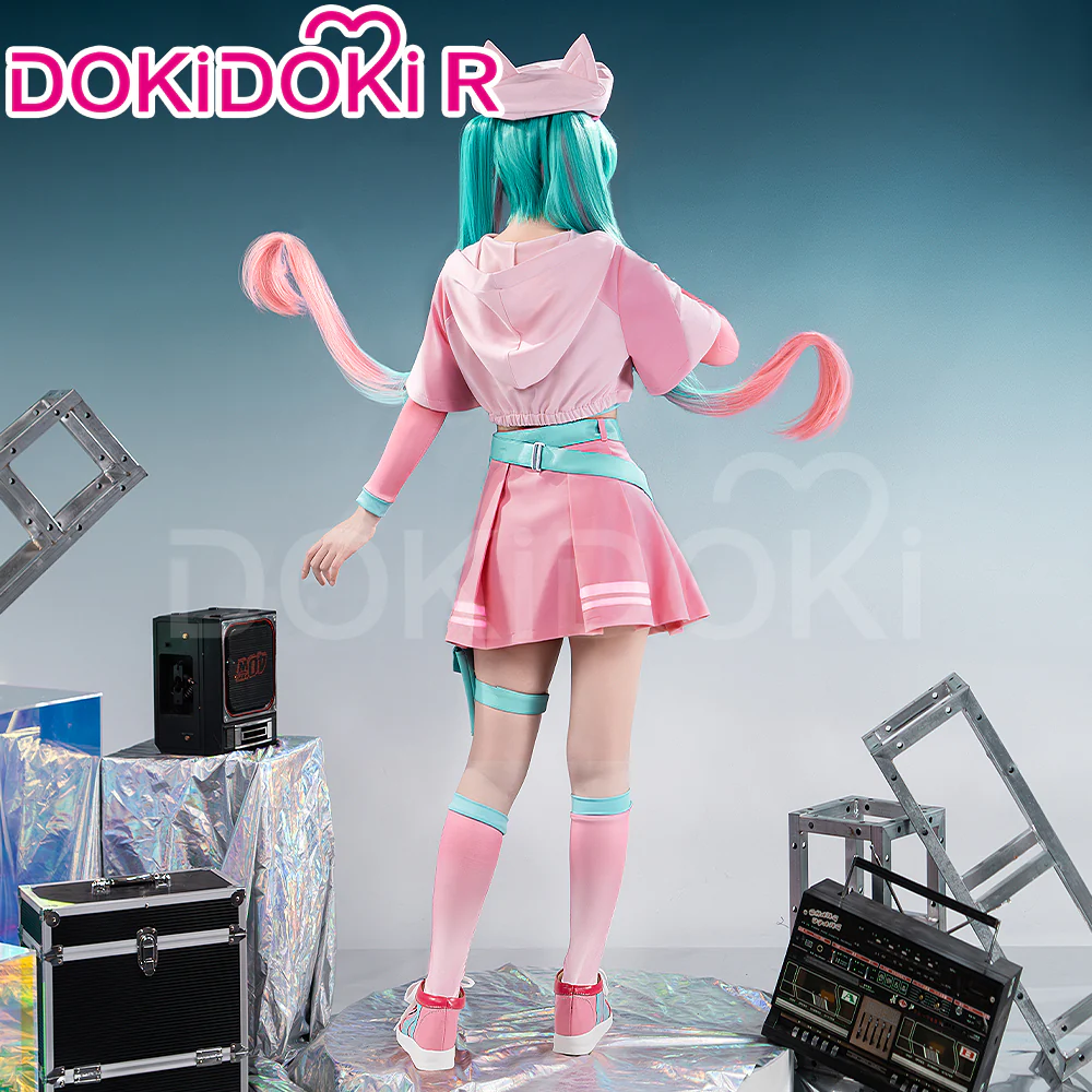 【Partially Ready For Ship】【Size XS-2XL】DokiDoki-R Cosplay Costume Pink Dress - Image 3