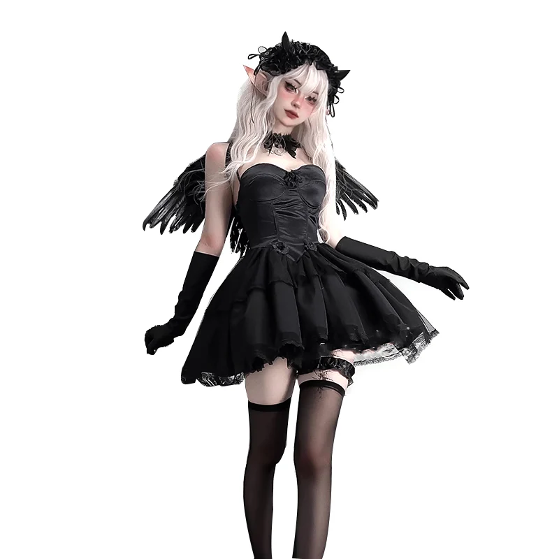 【In Stock】DokiDoki-R  Dark Angel  Costume Halloween Dress - Image 6