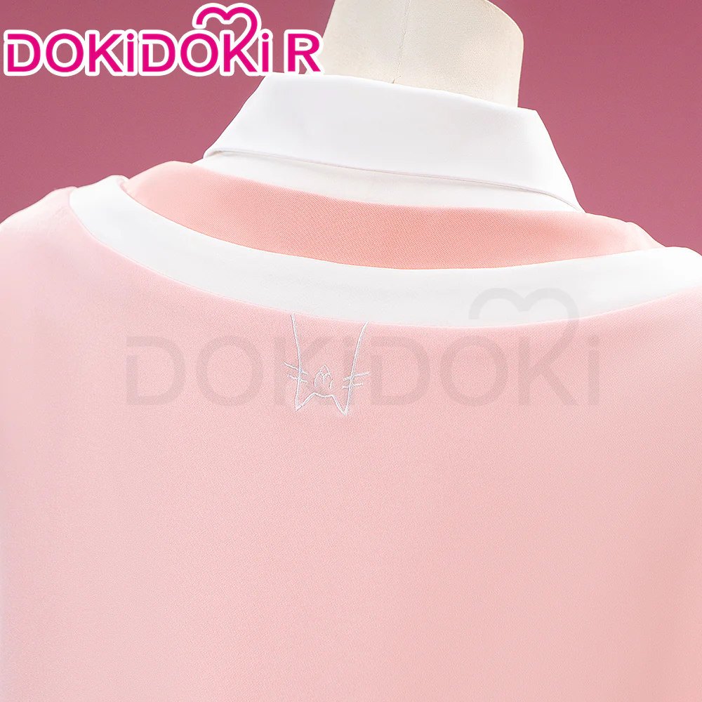 【In Stock】DokiDoki-R Game Cosplay Costume Daily Casual Wear Female Cute White Kitty - Image 4