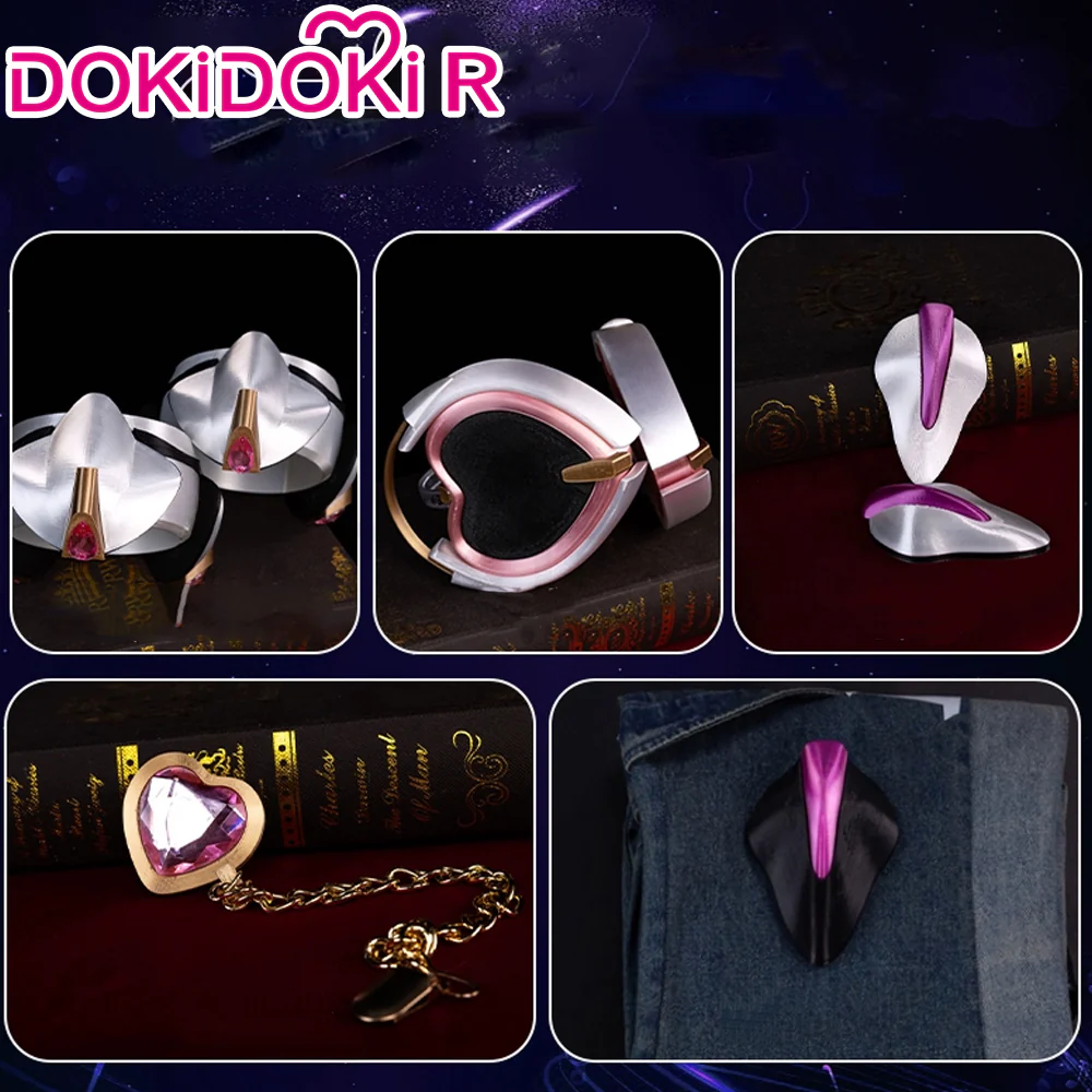 【In Stock】DokiDoki-R Game Cosplay Costume Pink Girl Group - Image 4