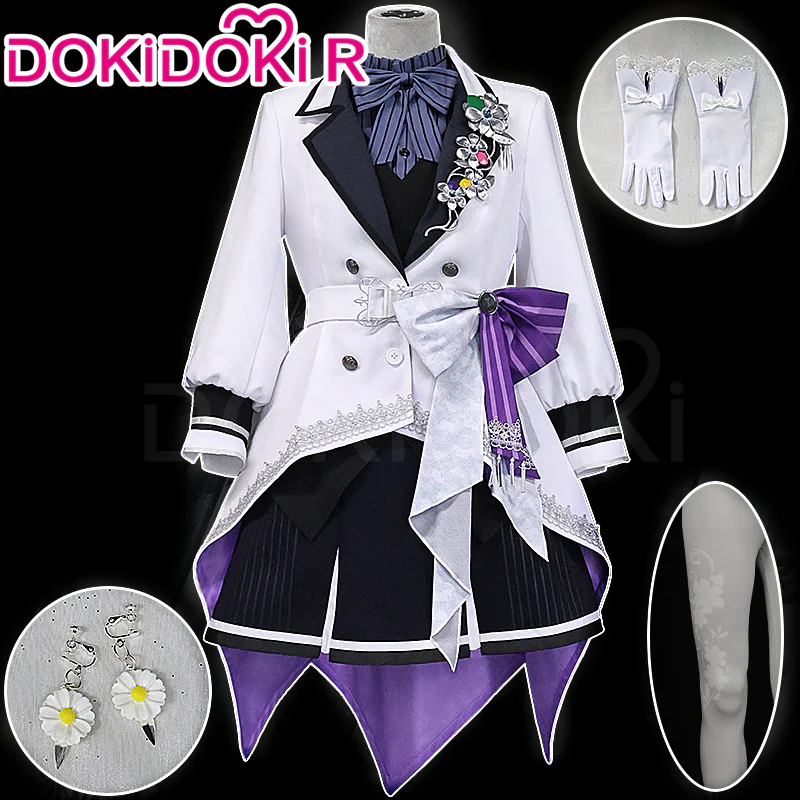 【Ready For Ship】【Last Batch】【Size S-2XL】DokiDoki-R Game WONDERLAND Cosplay Tenmma Tsukkasa / Kamiishiro Ruii / Otorii Emmu / Kusanagii Nenne Costume What Sort of Ending Are You Wishing For? - Image 4