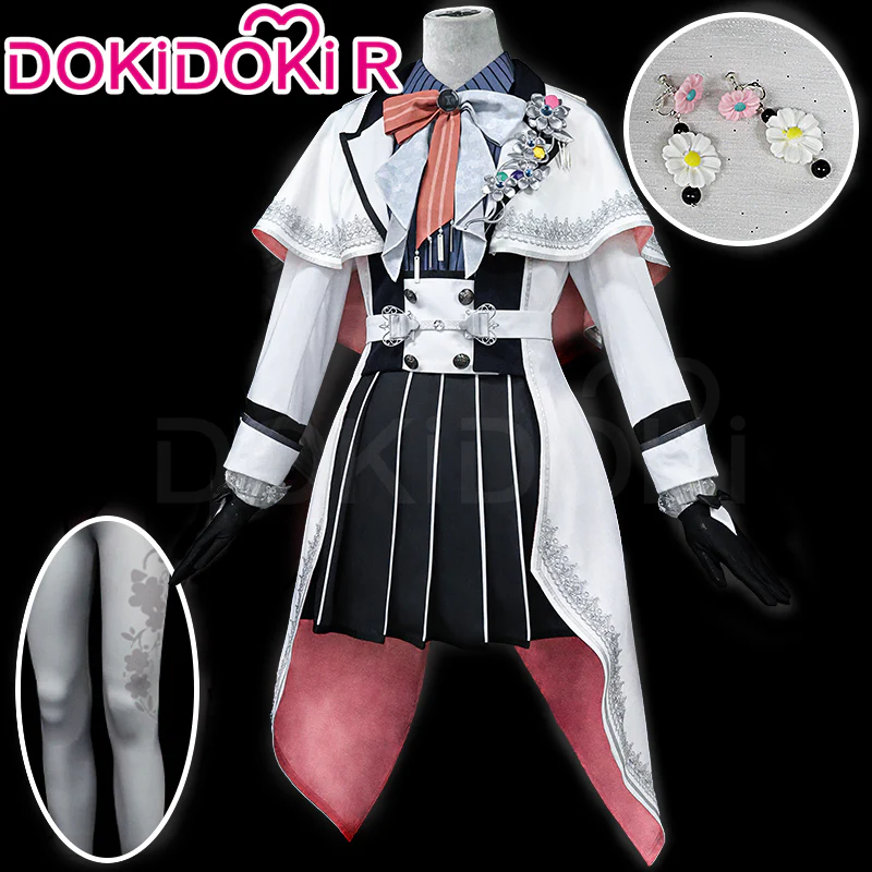 【Ready For Ship】【Last Batch】【Size S-2XL】DokiDoki-R Game WONDERLAND Cosplay Tenmma Tsukkasa / Kamiishiro Ruii / Otorii Emmu / Kusanagii Nenne Costume What Sort of Ending Are You Wishing For? - Image 5