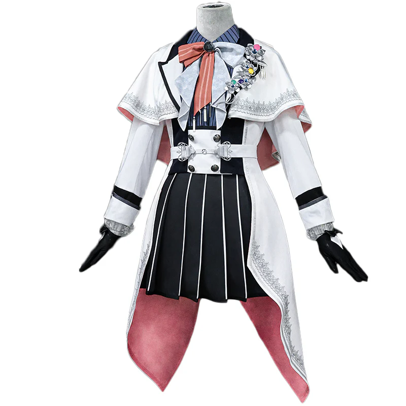 【Ready For Ship】【Last Batch】【Size S-2XL】DokiDoki-R Game WONDERLAND Cosplay Tenmma Tsukkasa / Kamiishiro Ruii / Otorii Emmu / Kusanagii Nenne Costume What Sort of Ending Are You Wishing For? - Image 9