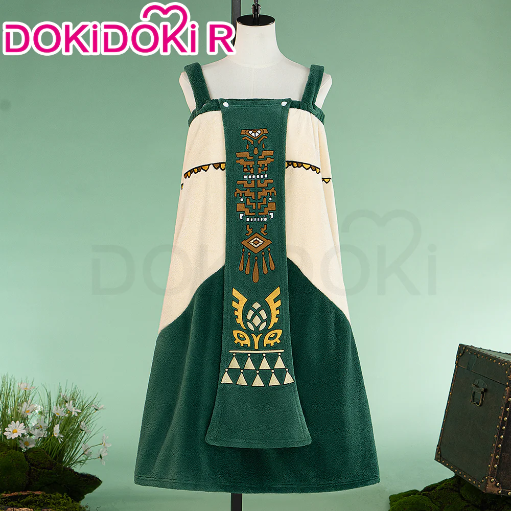 【Ready For Ship】【Last Batch】DokiDoki-R Game Costume Bath Towel Green Water Absorption