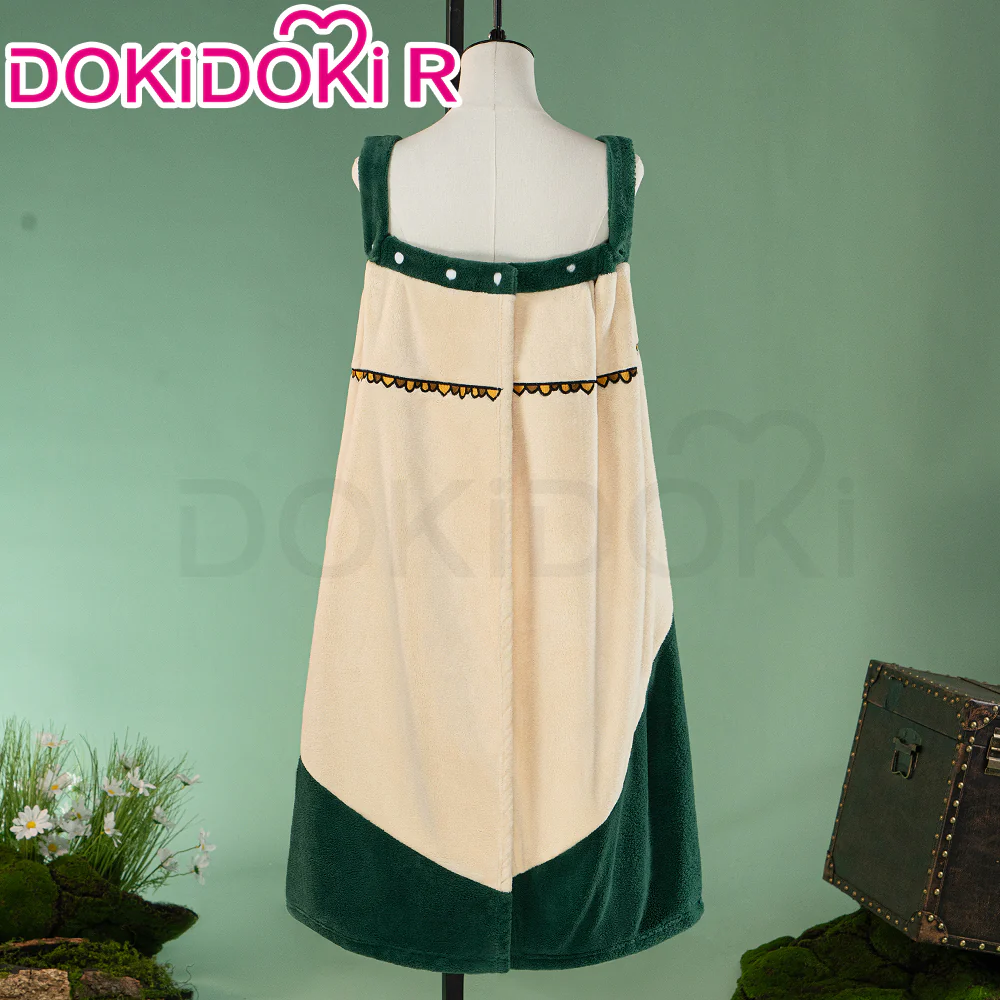 【Ready For Ship】【Last Batch】DokiDoki-R Game Costume Bath Towel Green Water Absorption - Image 3