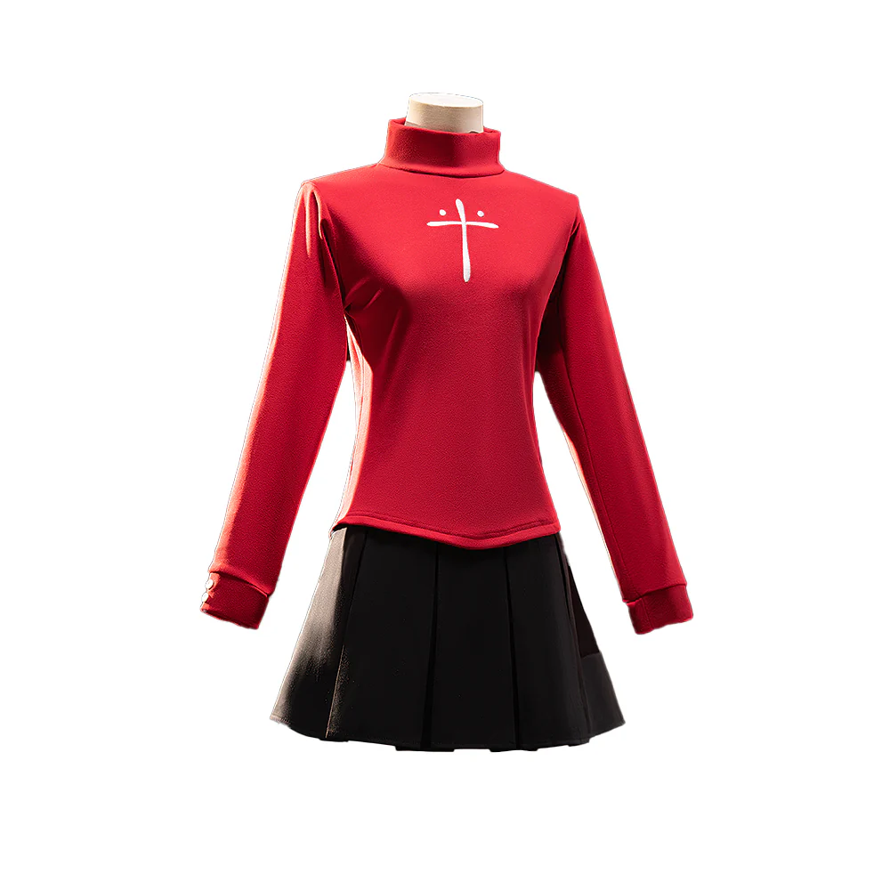 【Size S-2XL】【In Stock】DokiDoki-R Game Fate/stay night Cosplay Tohsaka Rin Casual Wear - Image 5
