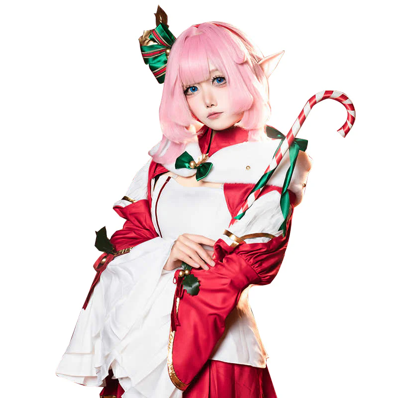 DokiDoki-R Honkai Impact 3rd Cosplay Elysia Costume Winter House Christmas - Image 6