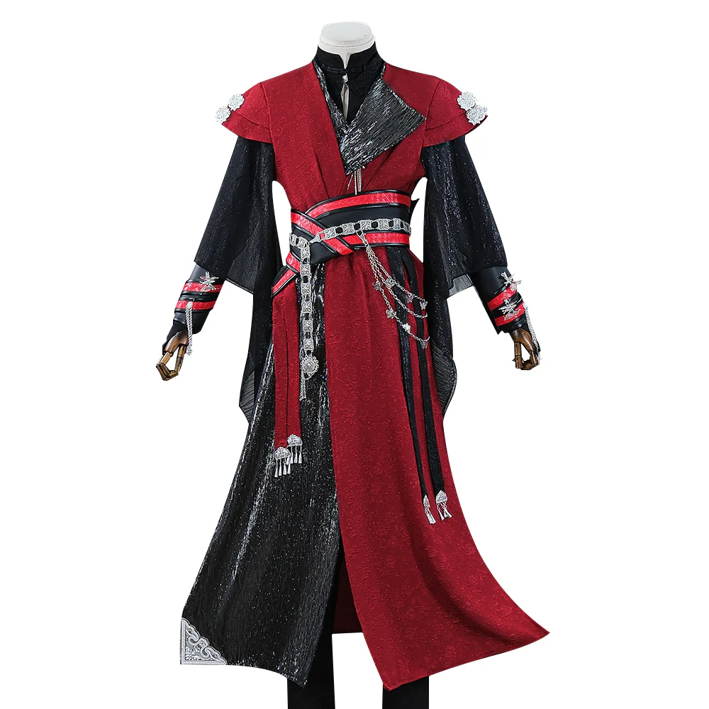 【Partially Ready For Ship】【Umbrella Included】DokiDoki-R Manga Anime Tian Guan Ci Fu Cosplay Hua Cheng Costume Phantom Doujin Heaven Official's Blessing Huacheng TGCF - Image 5