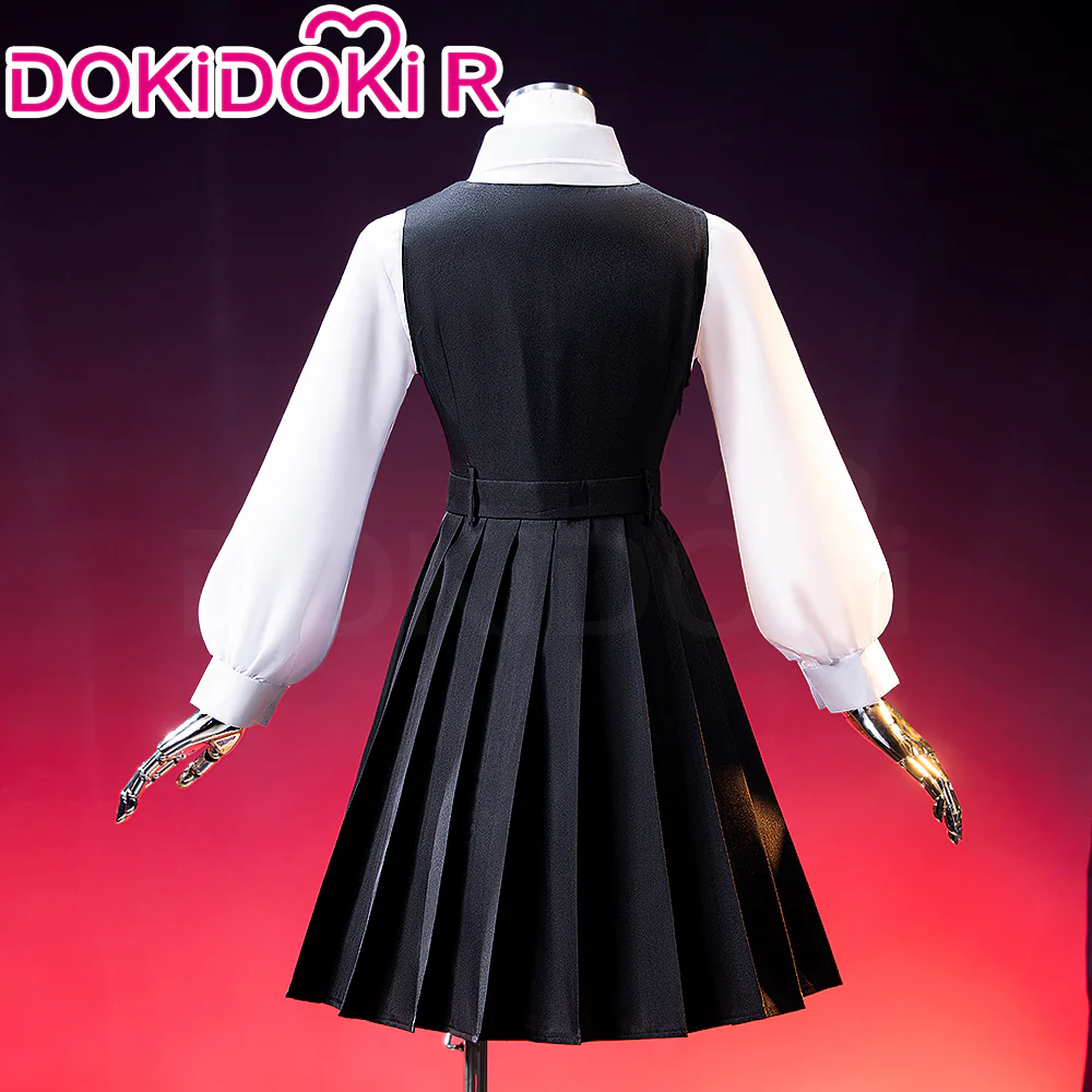 【In Stock】DokiDoki-R Manga Cosplay Costume Black White Uniform - Image 2