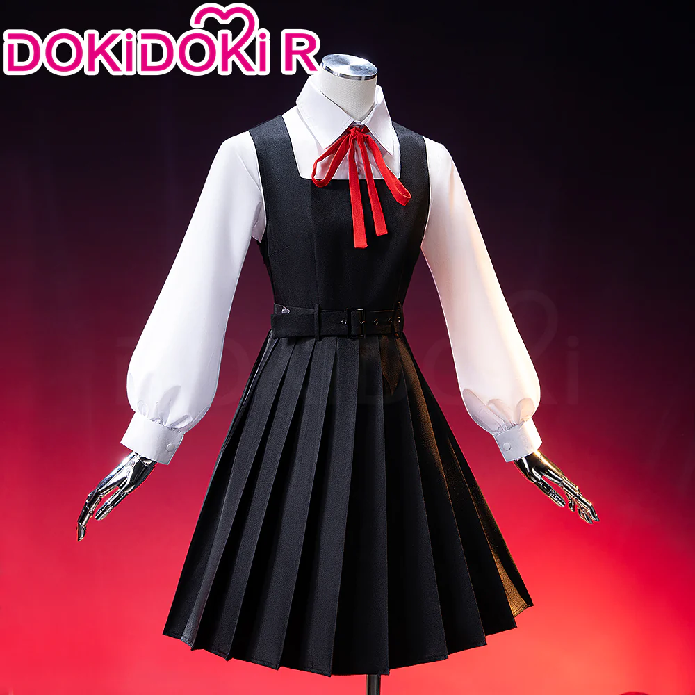 【In Stock】DokiDoki-R Manga Cosplay Costume Black White Uniform - Image 3