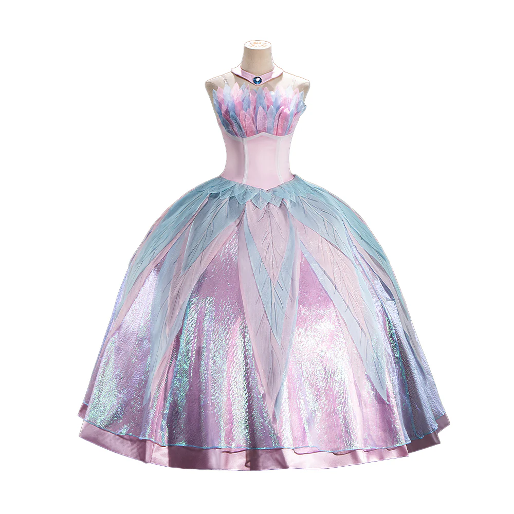 【In Stock】Dokidoki-R Movie  Cosplay Pink Dress Costume Swan Lake - Image 5