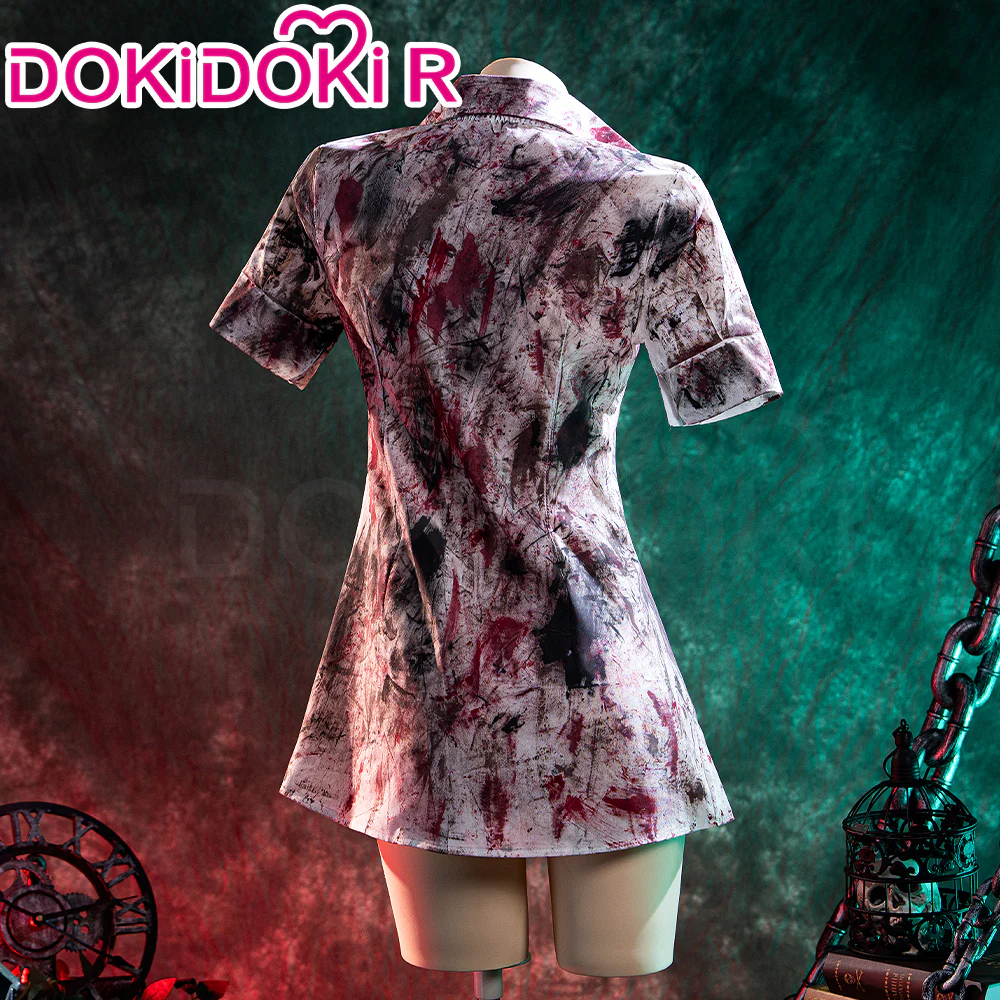 【In Stock】DokiDoki-R Movie Game Cosplay Nurse Costume Halloween - Image 3