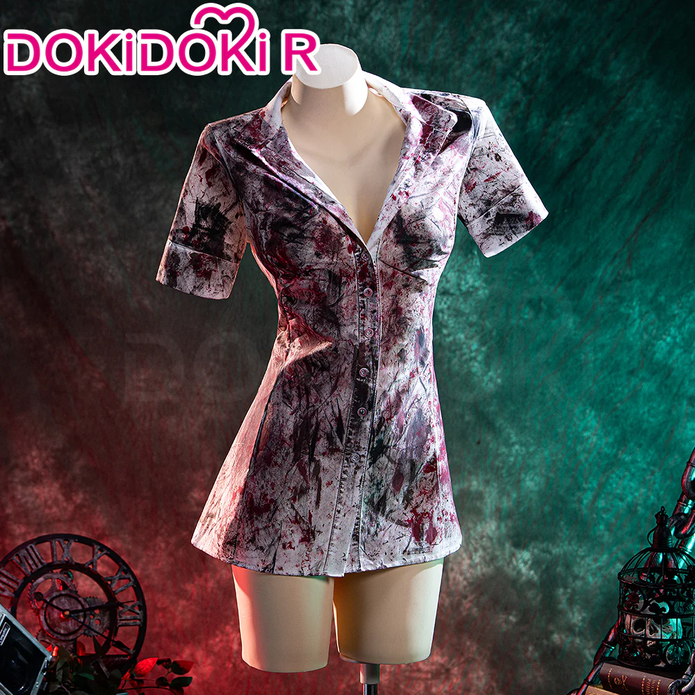 【In Stock】DokiDoki-R Movie Game Cosplay Nurse Costume Halloween - Image 4