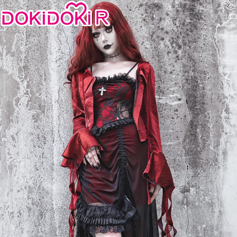 【Partial Size Ready For Ship】DokiDoki-R  Vampire Gotic Costume Halloween Dress - Image 2