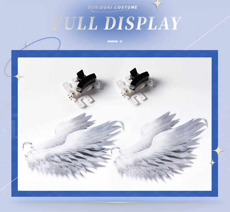 【DIY】【In Stock】Game Honkai: Star Rail Cosplay Sunday Wings Electric Seraphim Ear Wings - Image 3