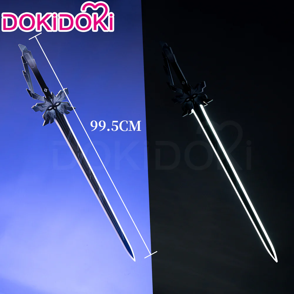 【In Stock】【Glowing】DokiDoki Game Genshin Impact Cosplay II Capitano The Captain Prop Sword - Image 2