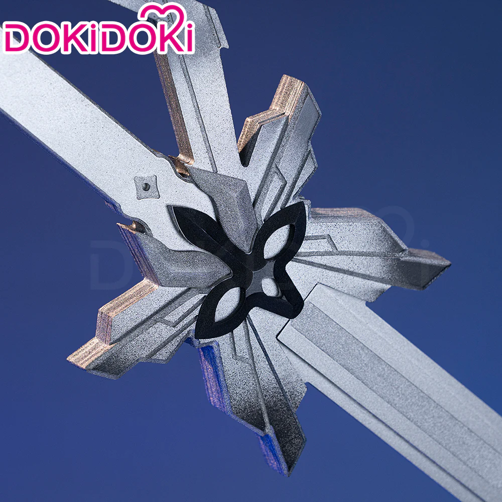 【In Stock】【Glowing】DokiDoki Game Genshin Impact Cosplay II Capitano The Captain Prop Sword - Image 8