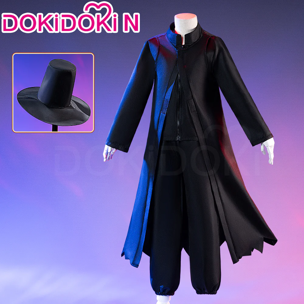 【Ready For Ship】【Kids Version】【Height Fits 120-150cm】【Last Batch】DokiDoki-N Movie Anime KPOP KILLER Cosplay Black Costume Children Version - Image 3