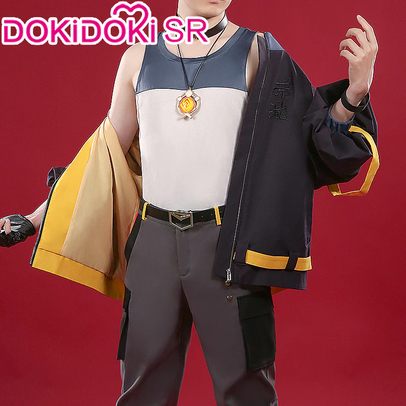 【Last Batch】DokiDoki-SR Game Genshin Impact Arataki Itto Cosplay Costume Casual Wear - Image 4