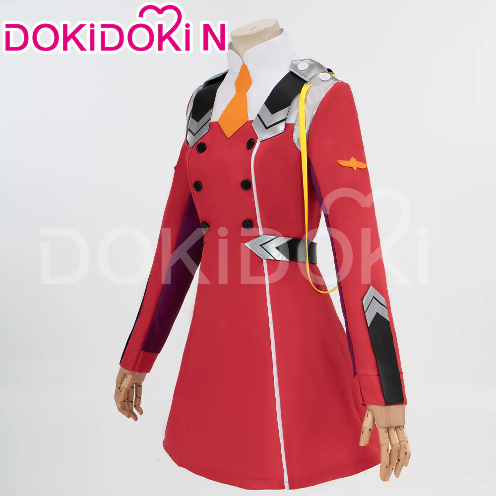 【In Stock】【Size S-2XL】DokiDoki-N Anime Code 002 Cosplay Costume Red Uniform - Image 2