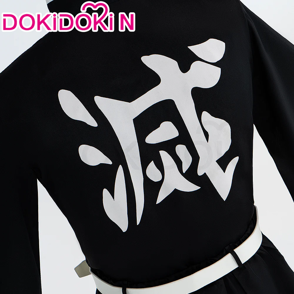 【Ready For Ship】【Size S-2XL】DokiDoki-N Anime Cosplay Black White Men Costume Uniform - Image 4