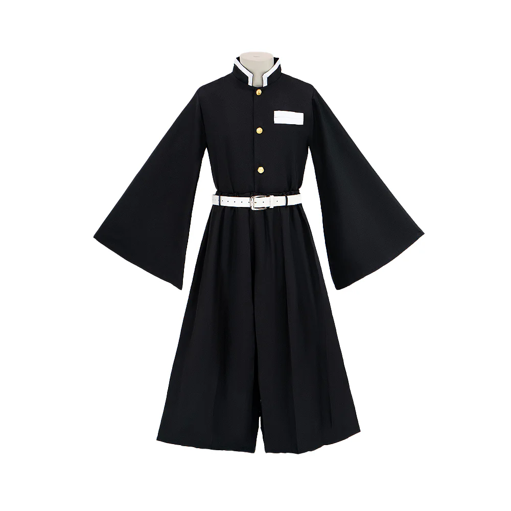 【Ready For Ship】【Size S-2XL】DokiDoki-N Anime Cosplay Black White Men Costume Uniform - Image 5