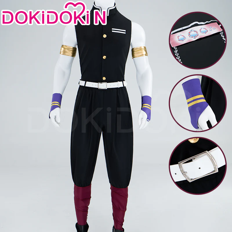 【Ready For Ship】【Last Batch】【Size S-2XL】DokiDoki-N Anime Cosplay Costume Men Black Uniform