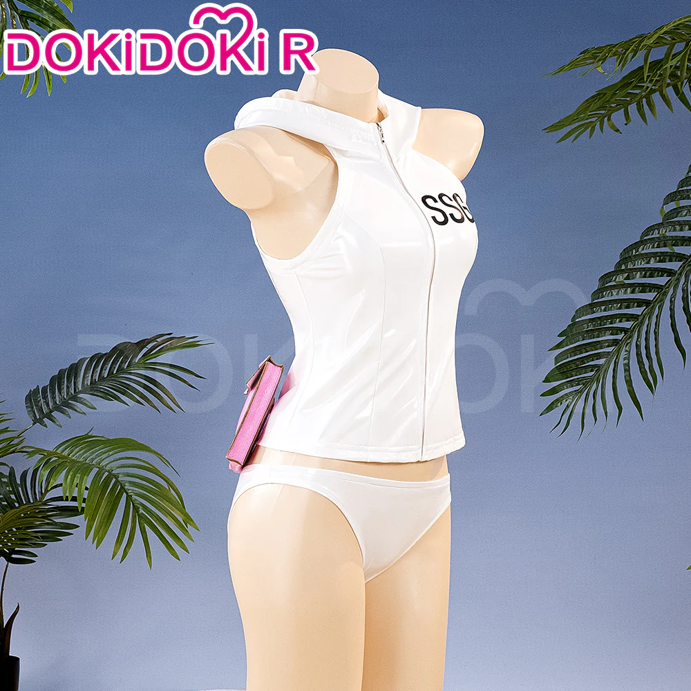 【Ready For Ship】【Last Batch】【Size S-2XL】DokiDoki-R Anime Cosplay Costume White Swimsuit - Image 2