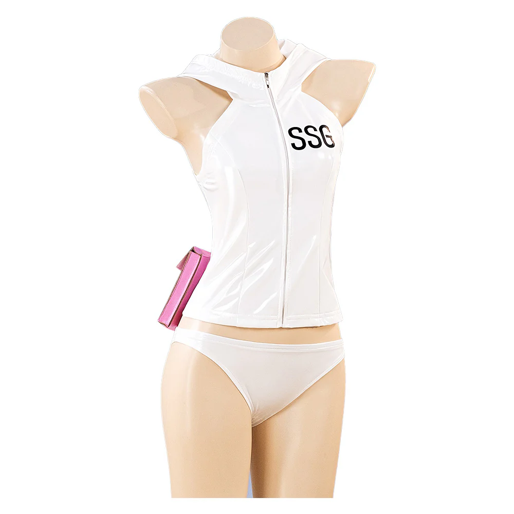 【Ready For Ship】【Last Batch】【Size S-2XL】DokiDoki-R Anime Cosplay Costume White Swimsuit - Image 6