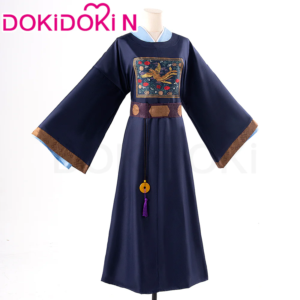 【In Stock】【Size S-2XL】DokiDoki-N Anime The Apothecary Diaries Cosplay Jinshi Costume Blue Court Dress - Image 2