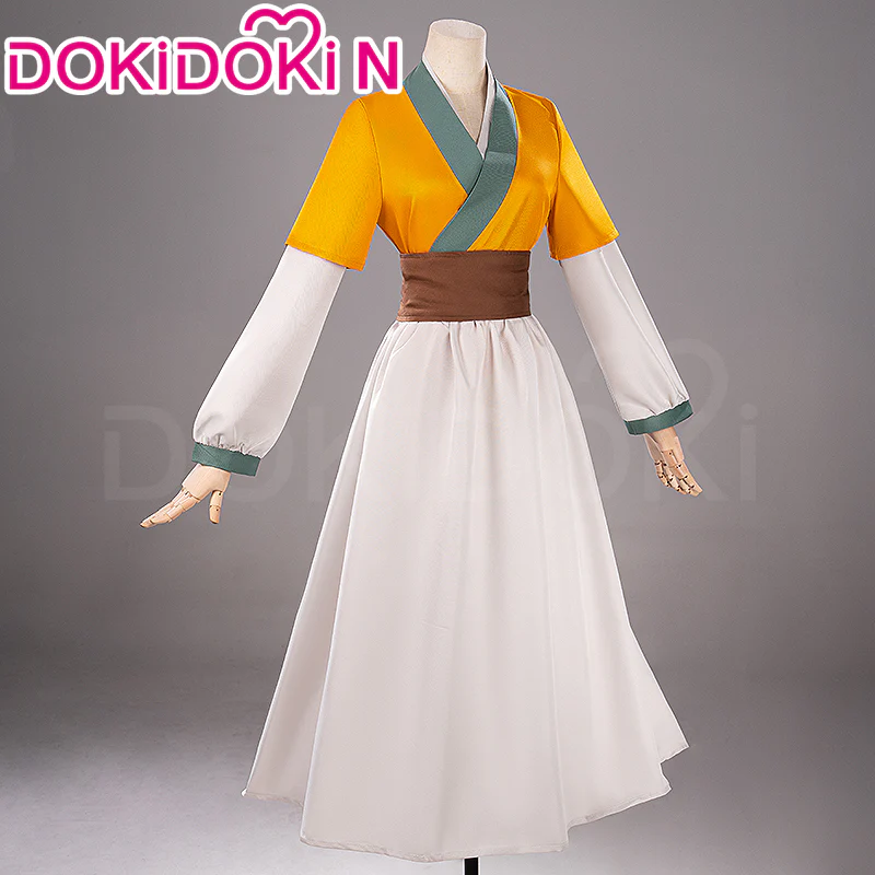 【IN STOCK】【Size S-2XL】DokiDoki-N Anime The Apothecary Diaries Cosplay Maomao Maid Yellow Costume Mao Mao - Image 2