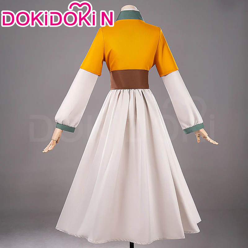 【IN STOCK】【Size S-2XL】DokiDoki-N Anime The Apothecary Diaries Cosplay Maomao Maid Yellow Costume Mao Mao - Image 3