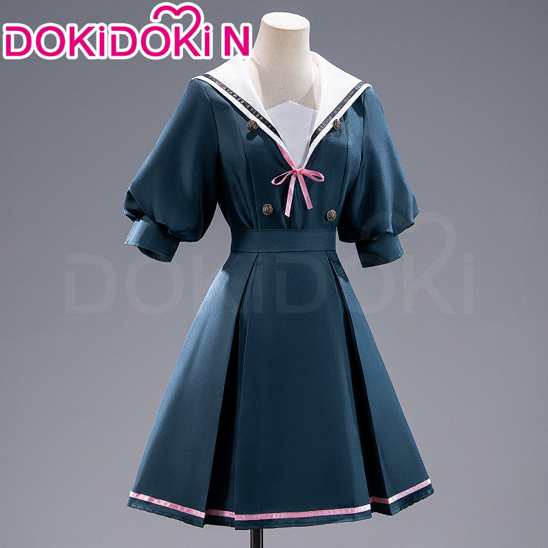 【In Stock】【Size S-2XL】DokiDoki-N Anime The Fragrant Flower Blooms With Dignity Cosplay Waguri Kaoruko Costume Summer School Uniform Casual Wear - Image 3