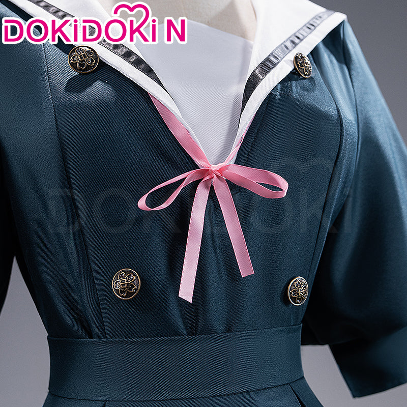 【In Stock】【Size S-2XL】DokiDoki-N Anime The Fragrant Flower Blooms With Dignity Cosplay Waguri Kaoruko Costume Summer School Uniform Casual Wear - Image 4